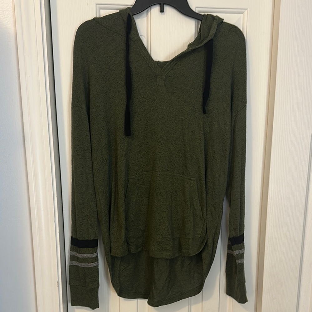 Mix by 41 Hawthorn Olive Hooded Sweater
